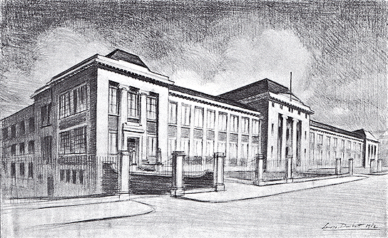 Sketch of the proposed front of Avenue